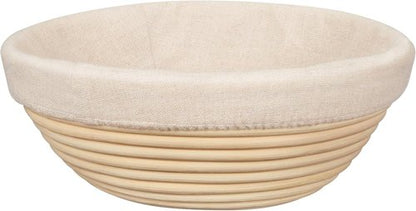 Kootek Banneton Bread Proofing Basket - 9 Inch Round Sourdough Baking Supplies & Liner