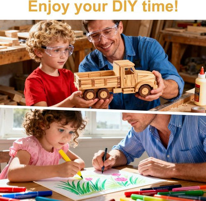 Basswood Sheets - 12 Pack 12x18x1/8 Inch | Unfinished Balsa Wood for Laser Cutting & DIY Crafts