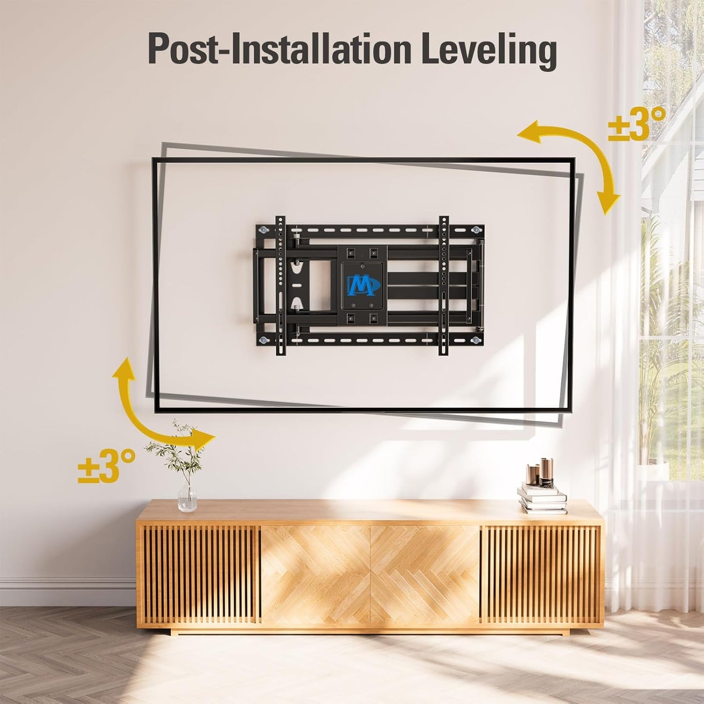 Mounting Dream TV Wall Mount - Full Motion Arm for 42-94 Inch TVs | 40'' Extension, Swivel & Tilt, Max VESA 800x400mm, Supports Up to 150lbs