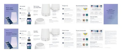 Hatch Baby Sound Machine, Night Light | Sleep Support | Registry Essential, Routine Builder, Time-to-Rise Alarm Clock, White Noise, Nursery Stories, Toddler Kids (Wi-Fi) (White)
