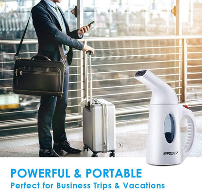 URPOWER Portable Handheld Clothes Steamer - Fast Heat-Up, High Capacity for Home & Travel