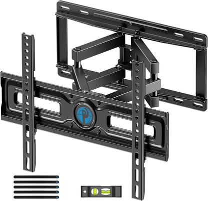 Pipishell Full Motion TV Wall Mount - Fits 26-65 Inch TVs Up to 99 lbs | Dual Arms, Swivel & Tilt
