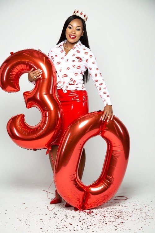 Large Red Number 13 Balloon - 40 Inch Foil Party Decoration for Birthday & Memorial Celebrations