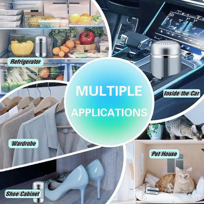 Refrigerator Deodorizer fridge odor Eliminator - Activated Carbon cotton Deodorizers for Fridge, Freezer, Room, RV, Car, Closet, Shoe Cabinets and More