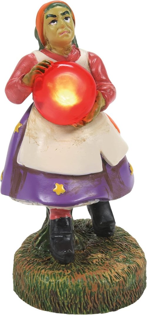 Department 56 | Snow Village Halloween Accessories - Cryptic Cave Mystic Lit Figurine, 3.125 Inch, Multicolor