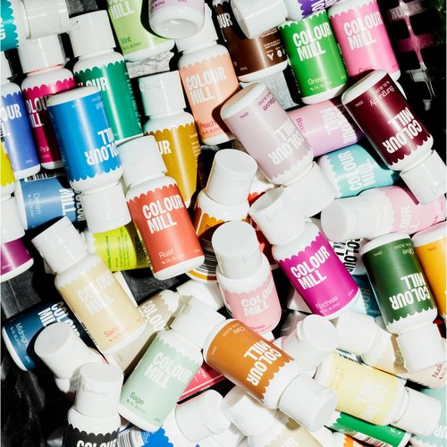 Colour Mill | Oil-Based Food Coloring Set - Complete 60 Color Collection - 20 Milliliters