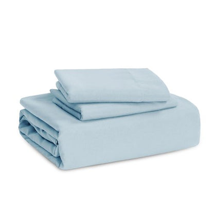 Bedsure Sky Blue Duvet Cover King Size - 3 Pieces Prewashed Cotton-Like Polyester Extra Soft Bedding Set, Includes 1 Duvet Cover 104x90 Inches with Zipper Closure & 2 Pillow Shams, No Comforter
