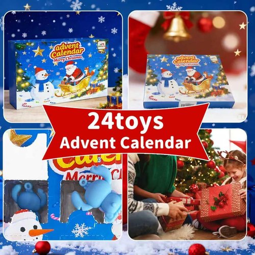 2025 Accessories Advent Calendar - 24 Days of Festive Surprises for Christmas Countdown