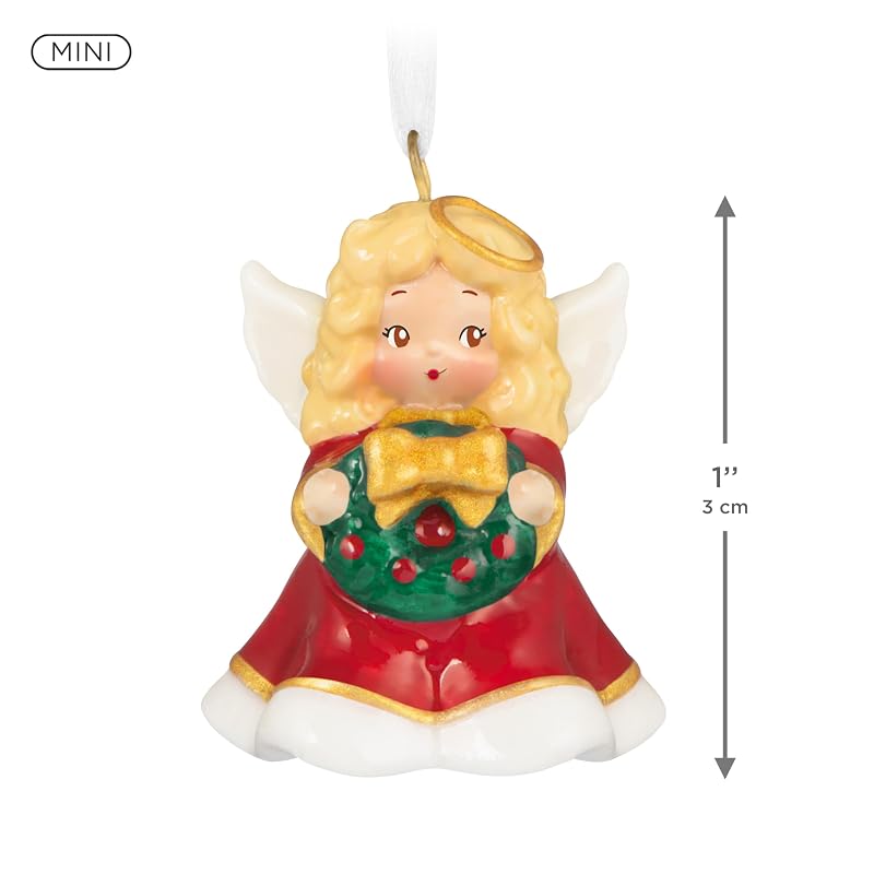 Hallmark Keepsake 2026 O Little Angel Christmas Ornament - Porcelain Mini Cherub