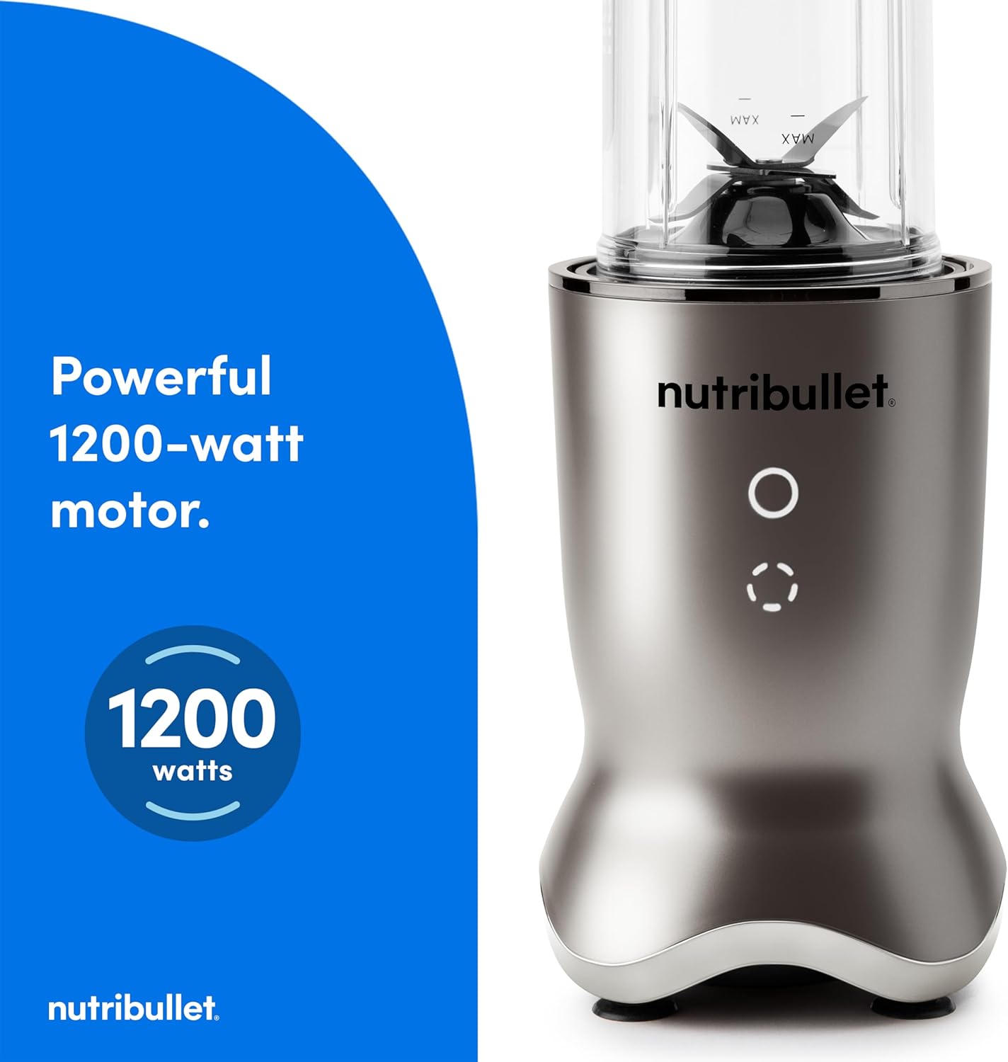Nutribullet Ultra Personal Blender - 32 Oz Stainless Steel Design for Smoothies & Shakes