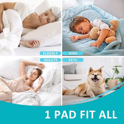KANECH Washable Waterproof Bed Pads - Heavy Absorbency Incontinence Pads for Adults & Pets | 44"x52" (2 Pack)