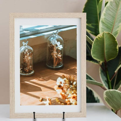 Decolore 12-Inch Black Picture Stands - 3 Pack Tabletop Easels for Photos, Plates & Books
