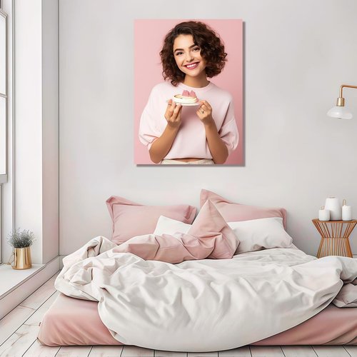 JIMUJIA Custom Canvas Art Print - Personalized Unframed Wall Decor for Home & Office | 30"x40" Size