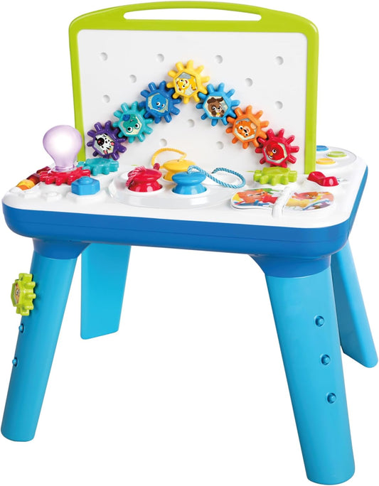 Baby Einstein Curiosity Table - Montessori Activity Play Station for 12 Months & Up | Interactive Floor Toy