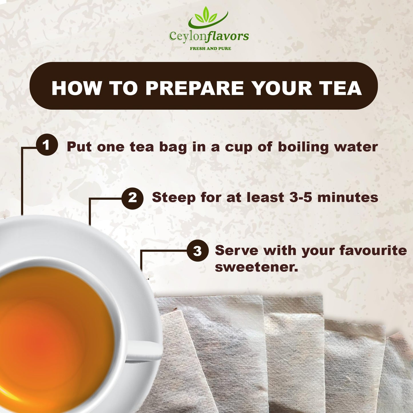 Organic Ceylon Cinnamon 30 Tea Bags