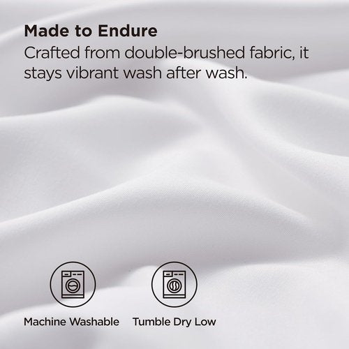 Bedsure Queen Pillow Cases - Super Soft White Brushed Microfiber, 2 Pack, 20x30 Inches, Wrinkle & Fade Resistant