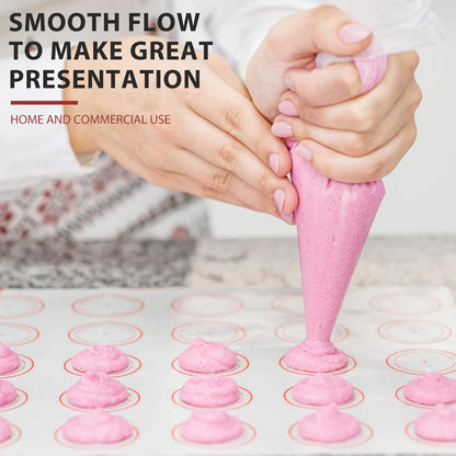 Skiennix 100pcs Disposable Mini Piping Bags - 8 Inch Pastry Bags for Cream Frosting & Icing