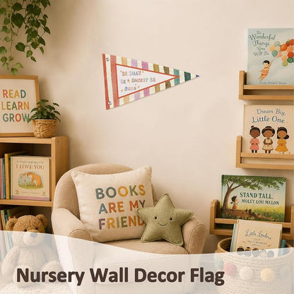 Be Silly Be Honest Be Kind Pennant Banner Flag Nursery Wall Decor - Variation: kind1