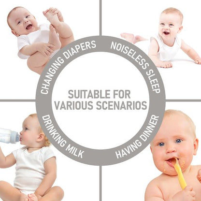 BEDLORE Waterproof Mattress Protector Crib, 2 Pack Soft Gray Mattress Pad, Noiseless Machine Washable Mattress Cover, Ultimate Protection for Your Baby's Crib Toddler Bed (52''x28'')