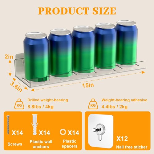 LAZYROSY Floating Shelves - Clear Acrylic Wall-Mounted Storage | No Drill Adhesive for Bathroom & Bedroom