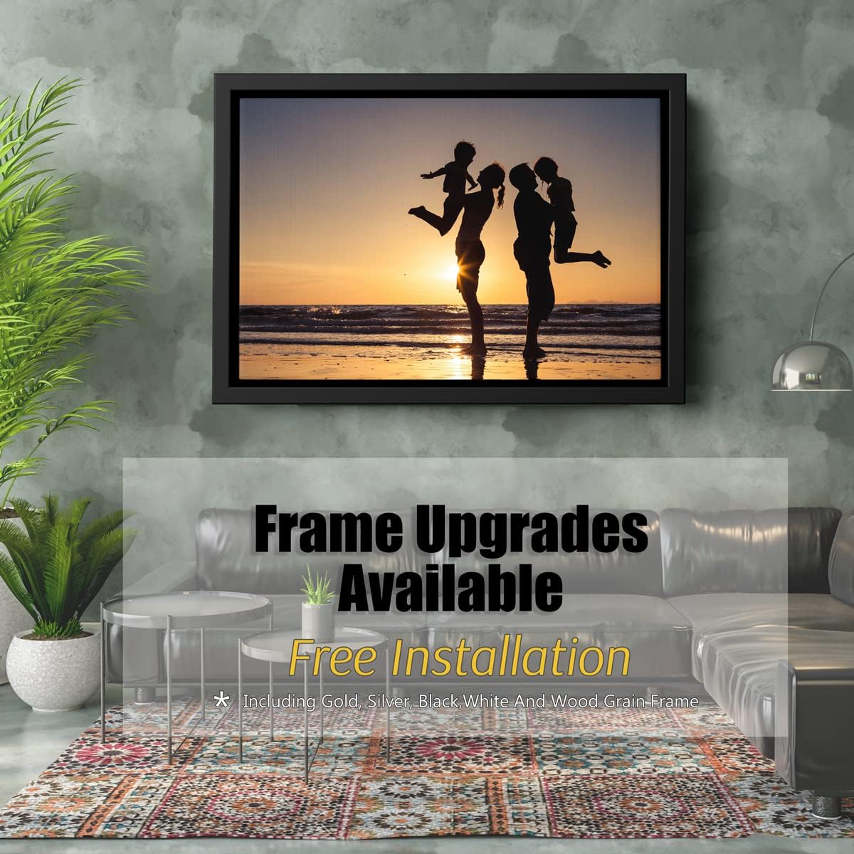 Skiennix Custom Canvas Prints - Personalized Wall Art for Bedroom & Living Room | 7"W x 5"H