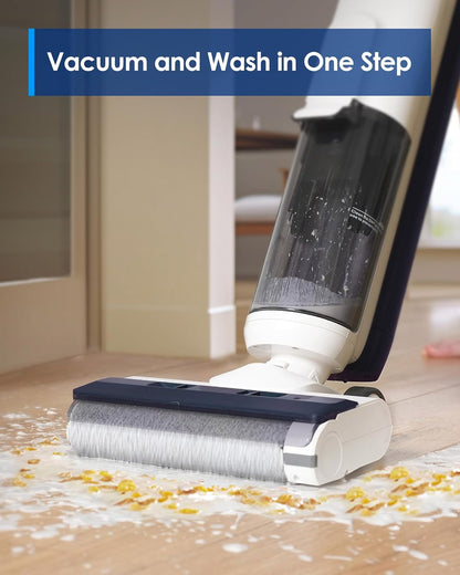 Tineco iFLOOR 5 Breeze Cordless Wet Dry Vacuum - One-Step Cleaning for Hard Floors | Lightweight & Self-Cleaning