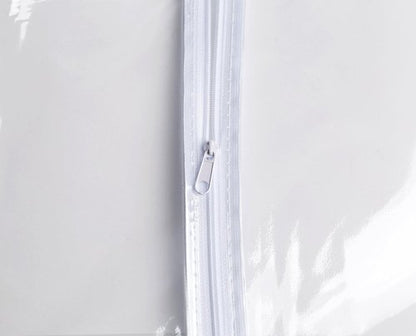Handy Laundry Clear Vinyl Garment Bag - Protect Clothing While Traveling | Set of 2 (24 X 42 Inches)