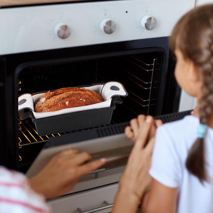 NiHome Silicone Bread Loaf Pan Liners - Reusable Nonstick Design for 9x5, 9.5x5, & 10x5 Inch Pans | Easy to Clean
