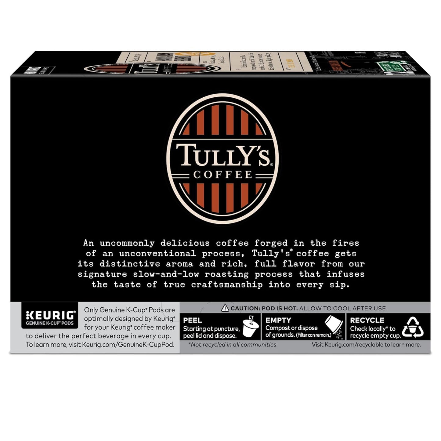 Tully's Coffee Hawaiian Blend K-Cup Pods - Medium Roast, 72 Count | Perfect for Keurig Machines