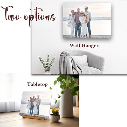 LouisMIAA Custom Metal Photo Prints - Personalized Picture Gifts for Family & Friends | Unique Collage Frame