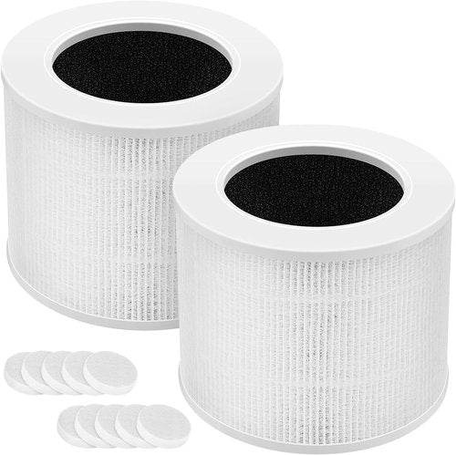 LEVOIT Core Mini Replacement Filter - 2 Filters & 10 Fragrance Sponges for Core Mini Air Purifier