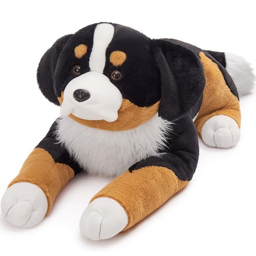 MaoGoLan Giant Bernese Mountain Dog Stuffed Animal Plush Toy, Big Large Jumbo Soft Dog Hugging Pillow Toys, 39.3" Huge Size Cute Fluffy Plushy Oversized Plushie, Gifts for Kids