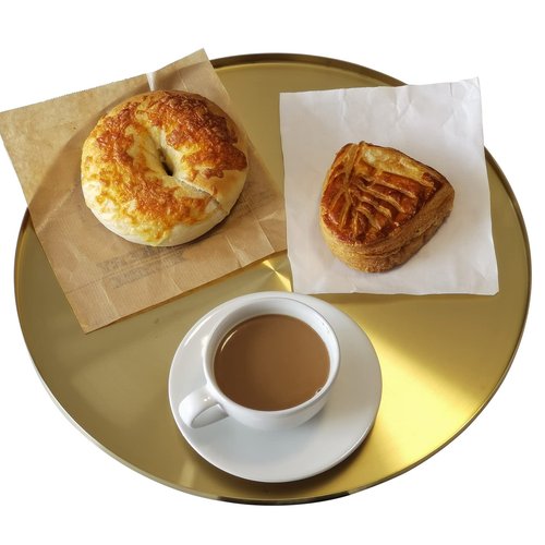 FREELOVE Gold Serving Tray, Decorative Platters and Trays for Perfume Jewelry Comestics Food Coffee Tea Candle, Bath Vanity Counter Bathroom Table (Light Gold, 14 inch)