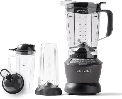 Nutribullet Full-Size Blender Combo 1200W - Powerful Dark Gray Kitchen Blender