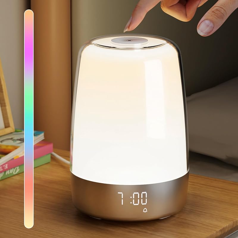 Vicsoon Sunrise Alarm Clock with Wake Up Light – White Variation