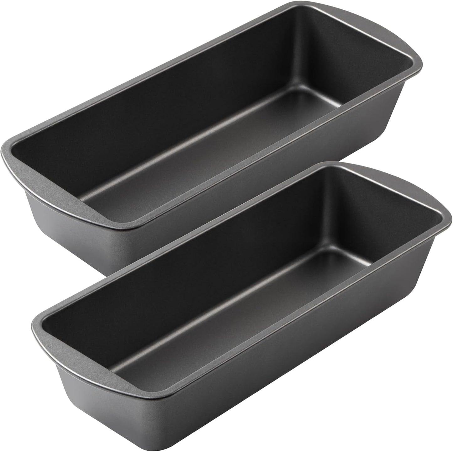 Tiawudi Extra Large Nonstick Bread Pan Set - 13" x 5" Rectangular Loaf Tins for Perfect Baking