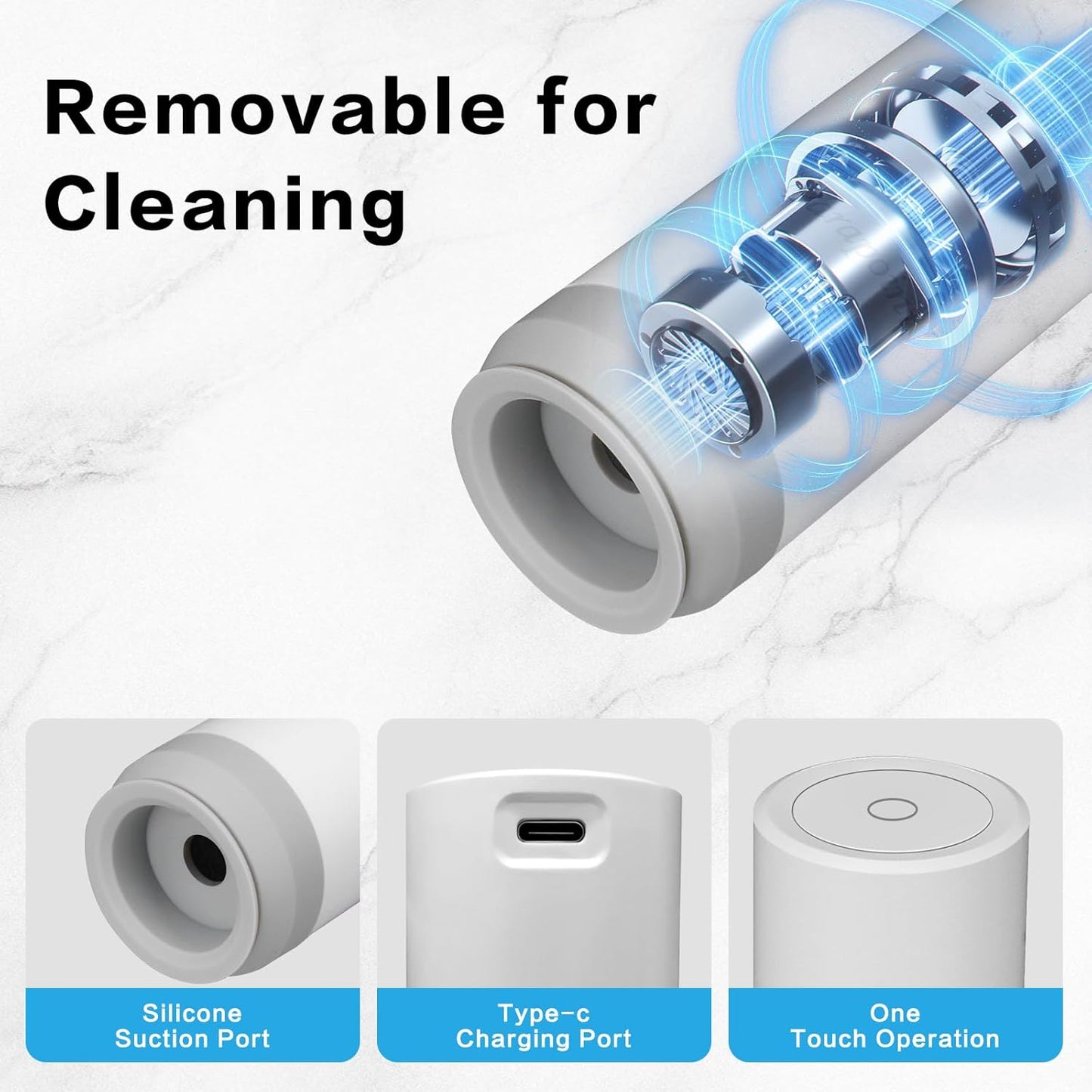 Skiennix Handheld Vacuum Sealer - Powerful Portable Food Sealer with 20 Reusable Bags
