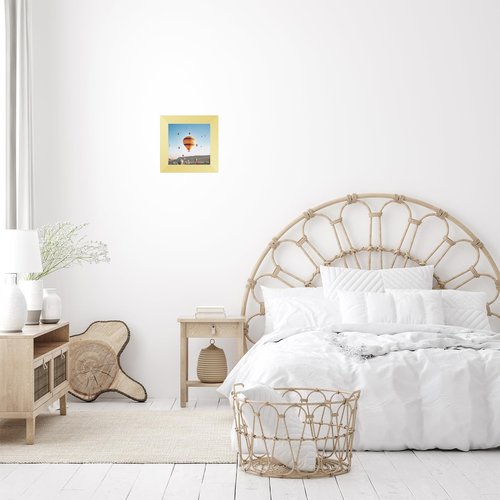 JCJMY 4x4 Picture Frame Gold for Wall Hanging or Tabletop, Wall Mounting Horizontally or Vertically, 4 x 4 Wall Gallery Poster Photo Frame with Shatter Resistant Plexiglass, Gold