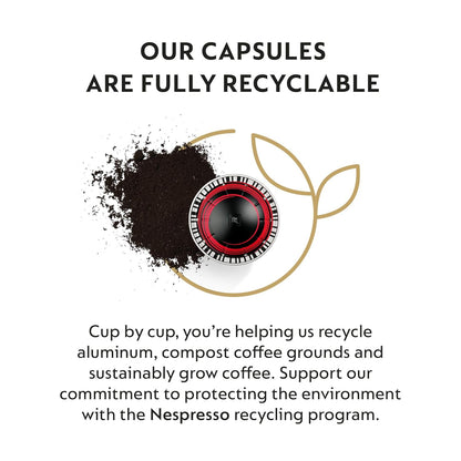 Nespresso Vertuo Half Caffeinato Coffee Pods - Mild Roast, 30-Count, Brews 7.8oz Cups