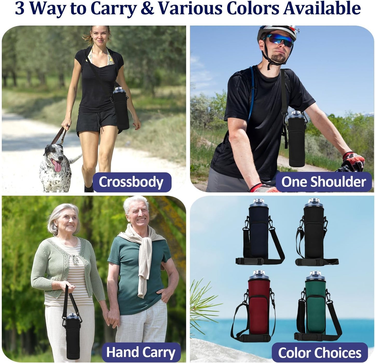 Ninja Storage Sleeve Bag - Portable Blender with Shoulder Strap & Accessory Pocket | 22 oz (Black)