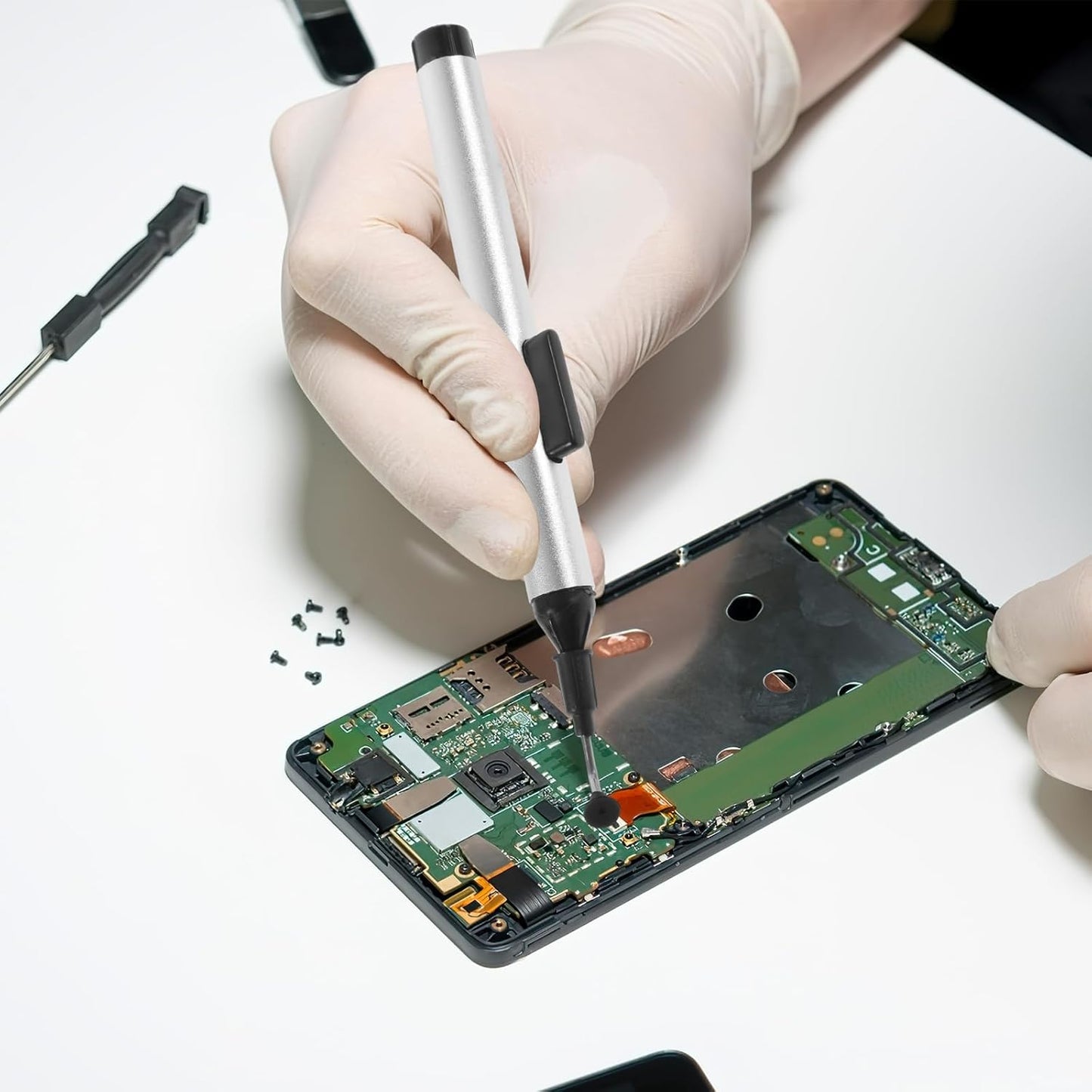 Uonlytech IC Chip Extractor Tool - Efficient Spring-Assisted Chip Puller for Technicians & Engineers