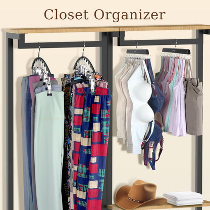 Volnamal Legging Organizer & Bra Hanger - 2-in-1 Space-Saving Closet Solution | Holds 10 Leggings & 20 Bras