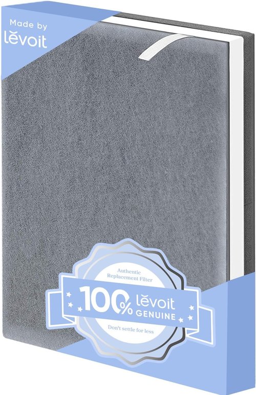 Levoit Vital 100 Air Purifier Filter - High-Efficiency Activated Carbon for Smoke & Allergens | 1 Pack, White
