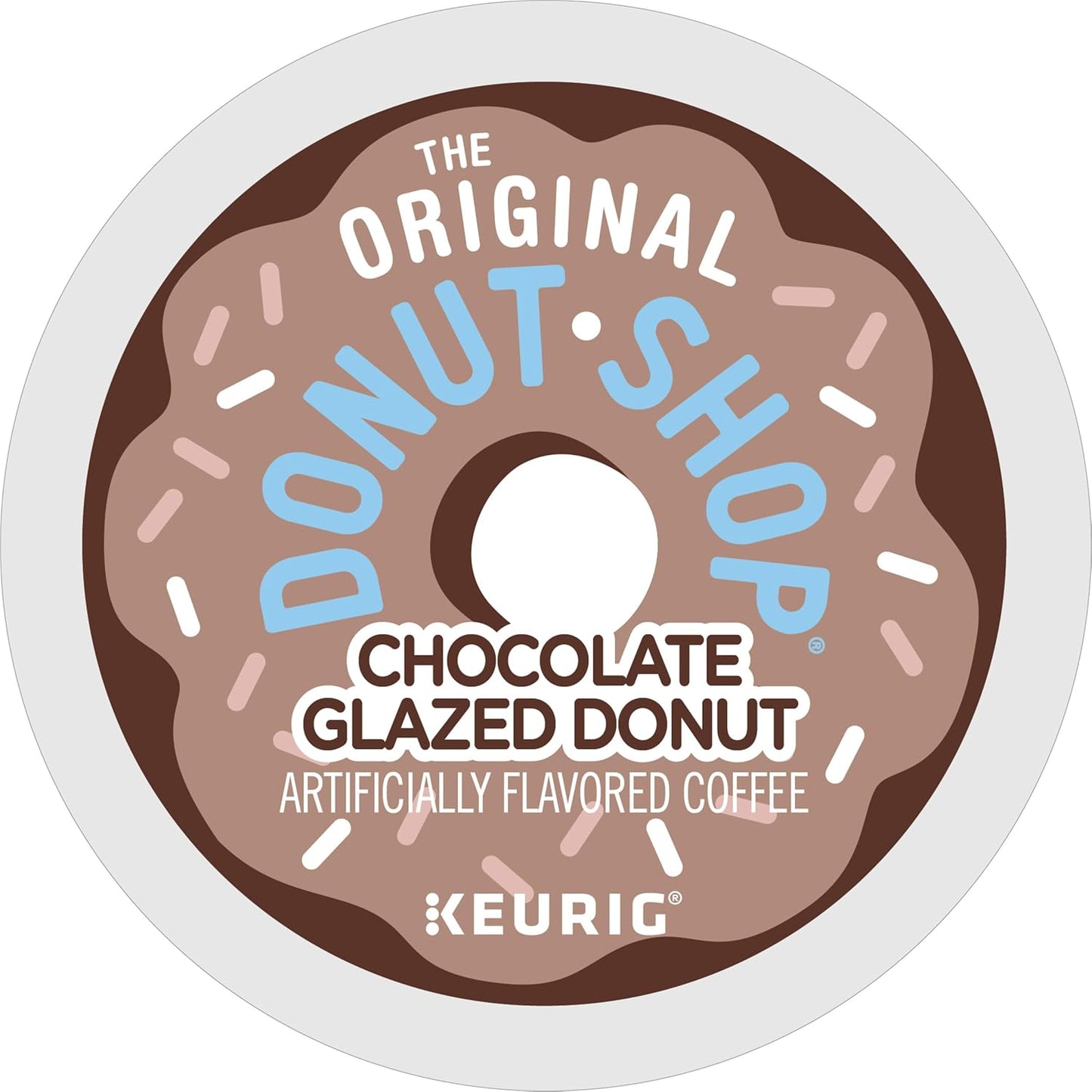 Original Donut Shop Coffee - Chocolate Glazed Donut K-Cup Pods | Medium Roast, 72 Count