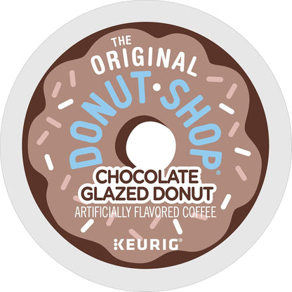 Original Donut Shop Coffee - Chocolate Glazed Donut K-Cup Pods | Medium Roast, 72 Count