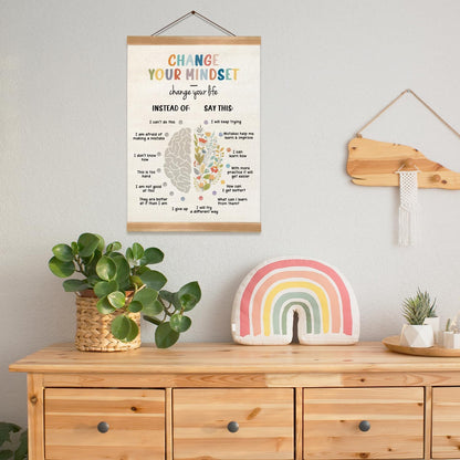 ZTGDA Motivational Mental Health Poster - Inspiring Wall Art for Therapy & Counseling Offices | 12x16 Inch