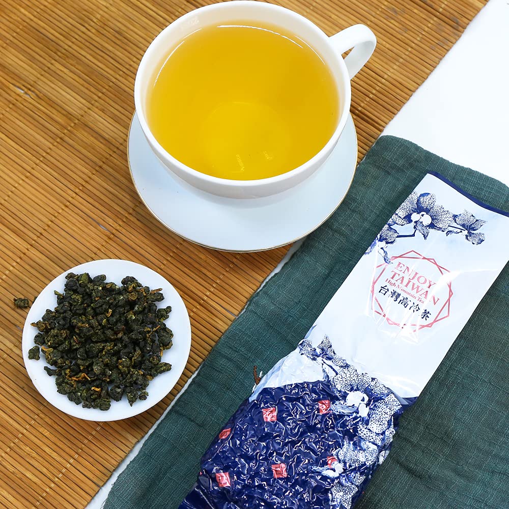 TEARELAE - Natural Taiwan Oolong Tea Loose Leaf - 5.29oz/150g - Alishan Hand-picked Premium High Mountain Tea From Taiwan - Gaoshan Cha Chinese Tea