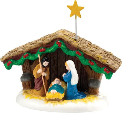 Department 56 Nativity Holy Family Miniature Figurine - 1.57 Inch, Colorful Christmas Decor