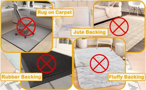 Gripper | 12-Pack Double-Sided Anti-Slip Rug Tape for Hardwood Floors - Prevents Sliding & Curling