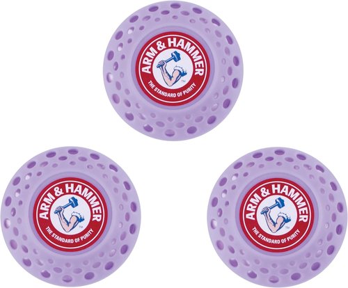 Arm & Hammer OdorBusterz® Odor Eliminator Balls - Lavender Scent | 3 Count for Effective Odor Control in Closets & Drawers